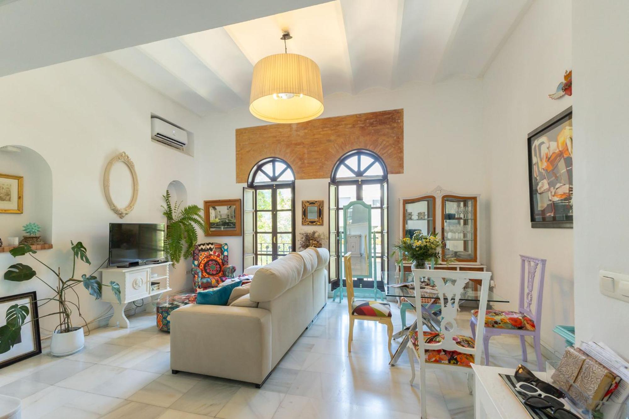 Charming 2 Bedroom Boutique Triplex Apartment With Private Terrace At Seville City Center By Ocityzen Bagian luar foto